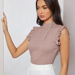 Dusty Pink Cap Sleeve